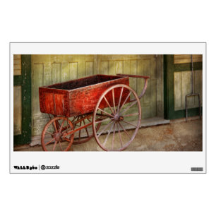 Wagon - That old red wagon Wall Decal