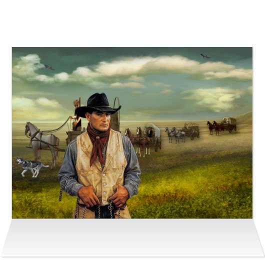 Wagon Train Cards (Inside Horizontal (Top))