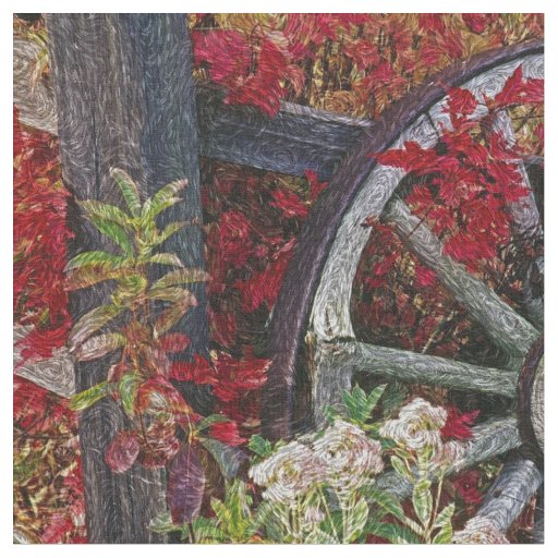 Wagon Wheel 1 Fabric