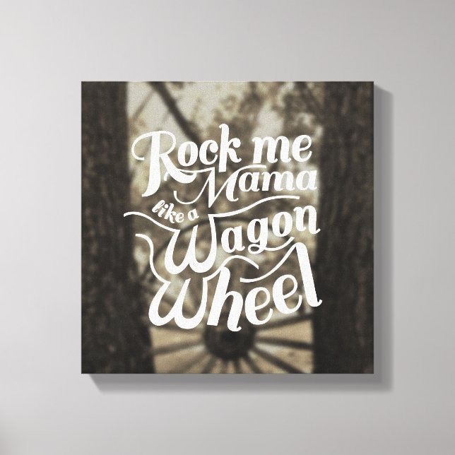 Wagon Wheel Canvas Print (Front)