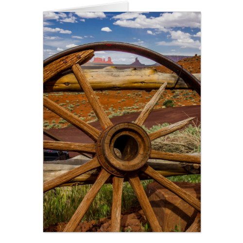 Wagon wheel close up Arizona