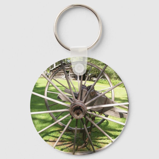Wagon Wheel Keychain (Front)