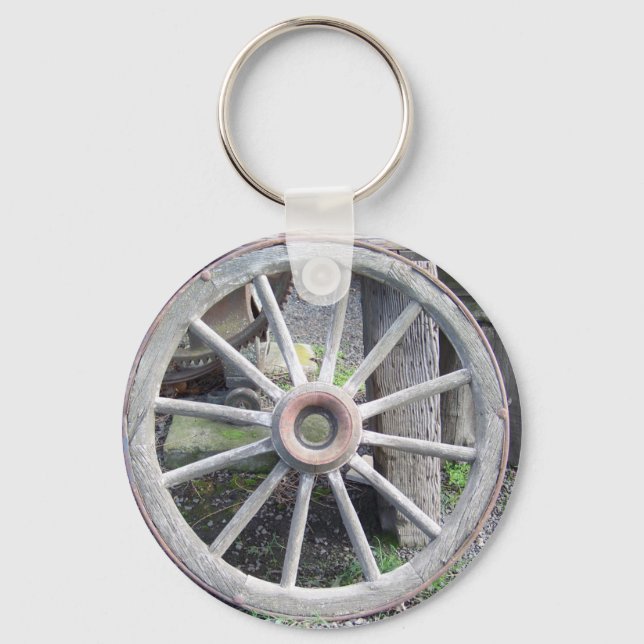 Wagon Wheel Keychain (Front)