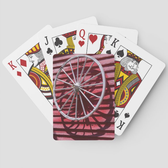 Wagon Wheel Poker Cards (Back)