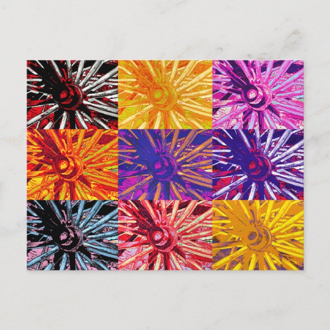 WAGON WHEEL POSTCARD (Front)