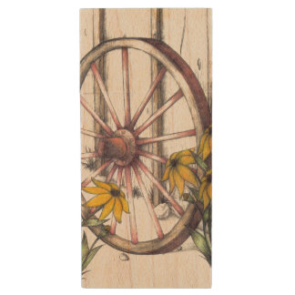 Wagon Wheel USB Flash Drive