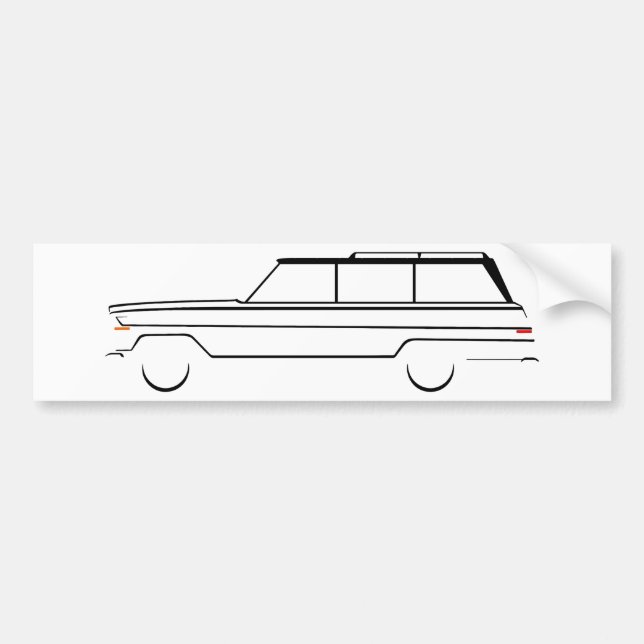 Wagoneer Bumper Sticker (Front)