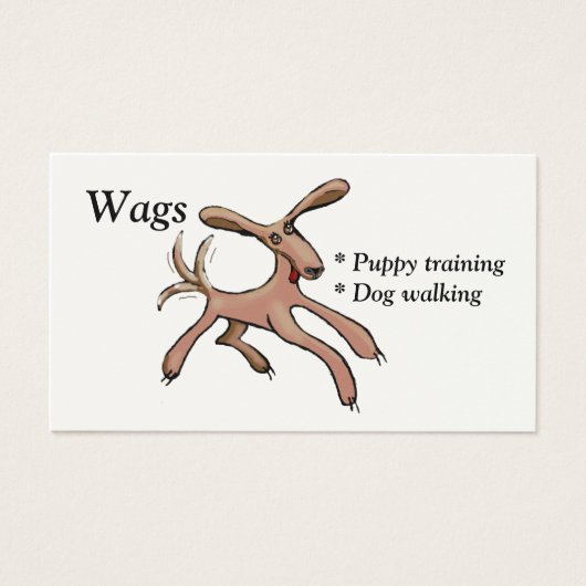 Wags puppy training and dog walking (Front)