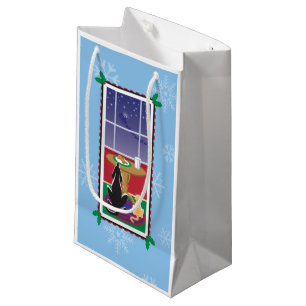 WagsToWishes_Be Good Santa's Coming Small Gift Bag
