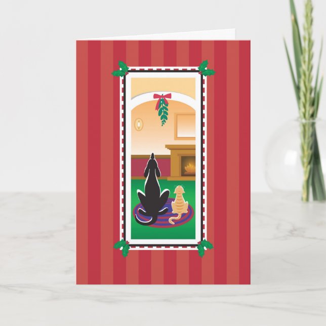 WagsToWishes_Merry Kissmas card (Front)