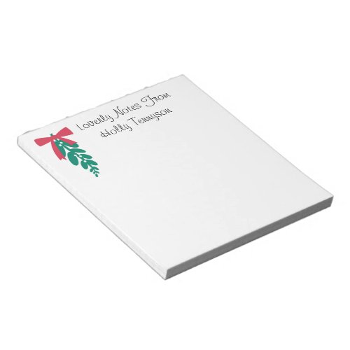 WagsToWishes_Mistletoe custom Notepad