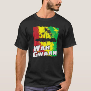 Wah Gwaan Vintage Jamaica Retro What's Up Family T T-Shirt