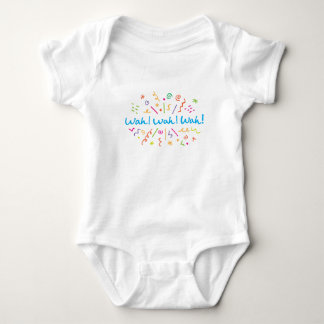 Wah Wah Wah One-Piece Baby Bodysuit