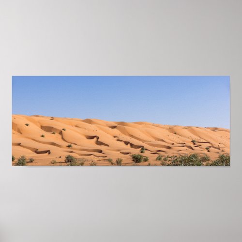 Wahiba Sands desert _ Oman Poster