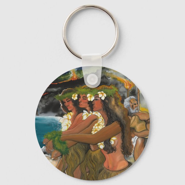 Wahine Kapu Keychain (Front)