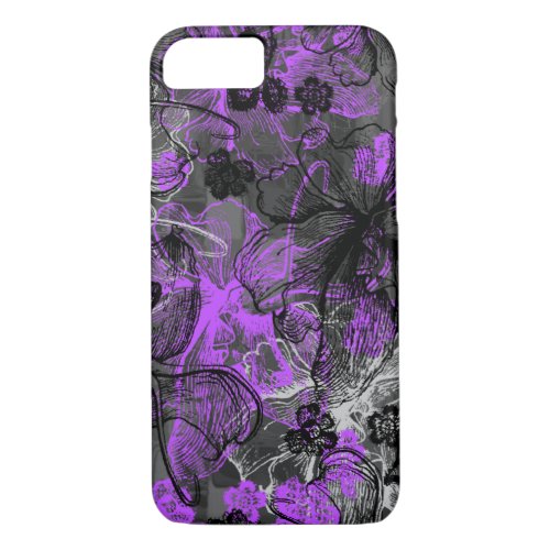 Wahine Lace Hawaiian Orchid iPhone 87 Case