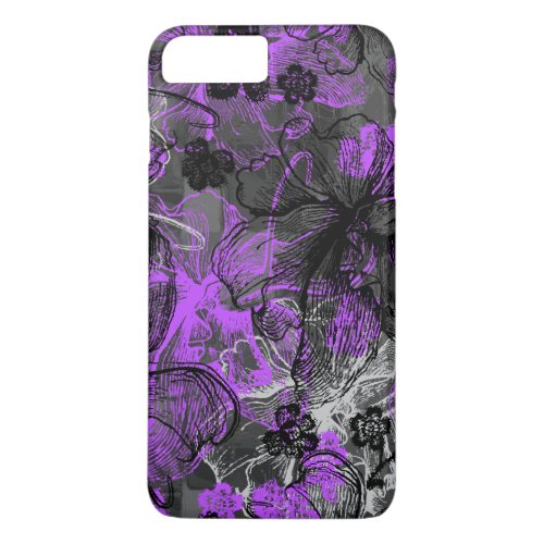 Wahine Lace Hawaiian Orchid iPhone 8 Plus7 Plus Case