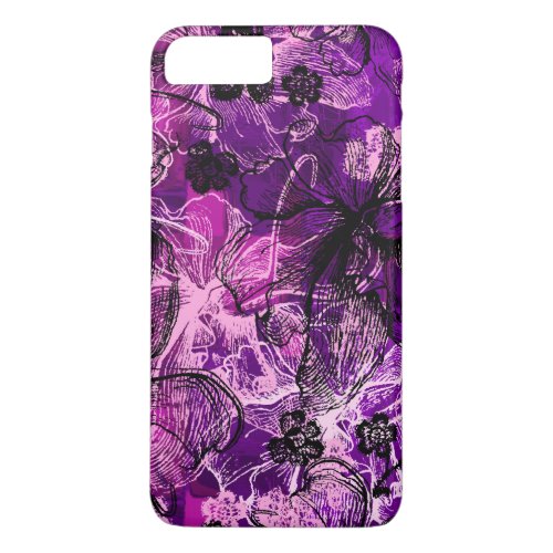 Wahine Lace Hawaiian Orchid iPhone 8 Plus7 Plus Case