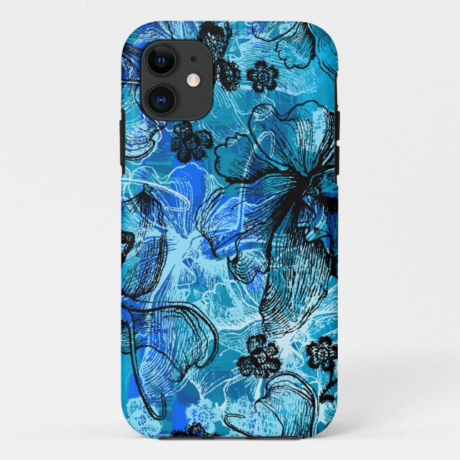 Wahine Lace Hawaiian Orchid Case-Mate iPhone Case (Back)