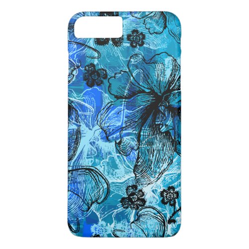 Wahine Lace Hawaiian Orchid iPhone 8 Plus7 Plus Case