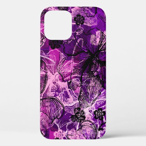 Wahine Lace Hawaiian Orchid Pink iPhone 12 Pro Case