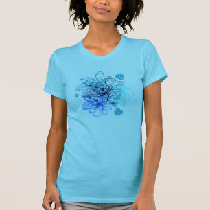 Wahine Lace Hawaiian Orchid Tees