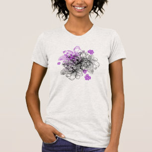 Wahine Lace Hawaiian Orchid Tees