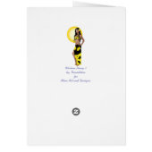 Wahine Pinup Coconut Tree Aloha Cards (Back)