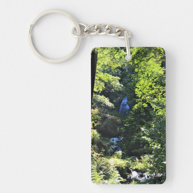 Wahkeena Falls, Oregon Keychain (Front)