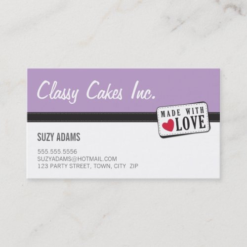 WAHM BUSINESS CARDS :: made with love 4