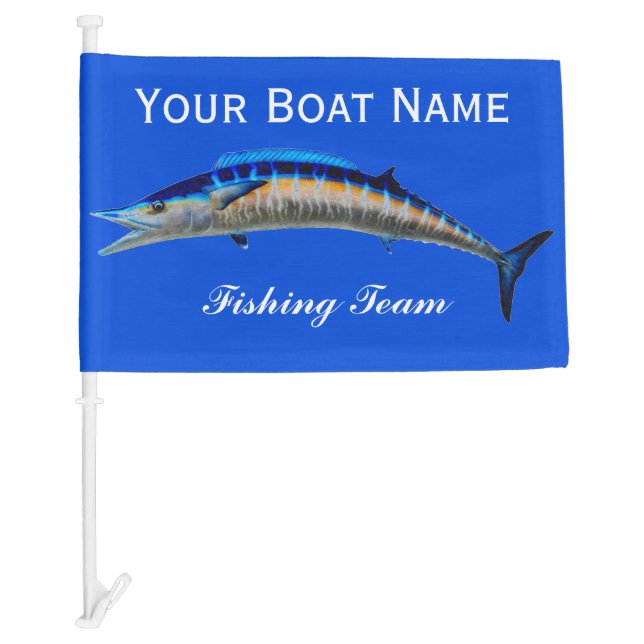 Wahoo Fishing Team Flag (Front)