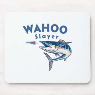 Wahoo Slayer Salt Water Fishing Wahoo Mouse Pad