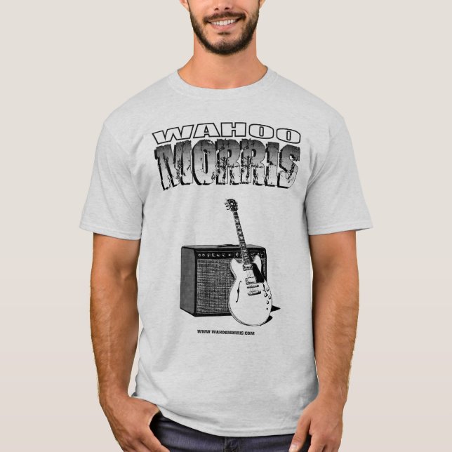 WahooMorris_Guitar&Amp Design T-Shirt (Front)