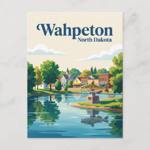 Wahpeton, North Dakota Postcard