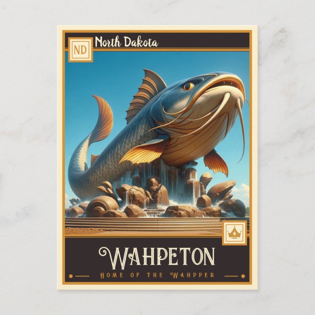 Wahpeton, North Dakota | Vintage Postcard (Front)