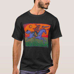 Waiakida: Ioway Warrior on Horseback T-Shirt