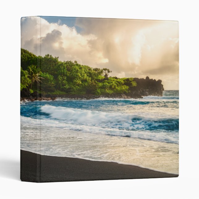Waianapanapa Beach 3 Ring Binder (Front/Spine)