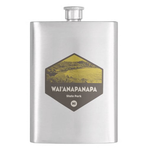 Waianapanapa State Park Hawaii Flask