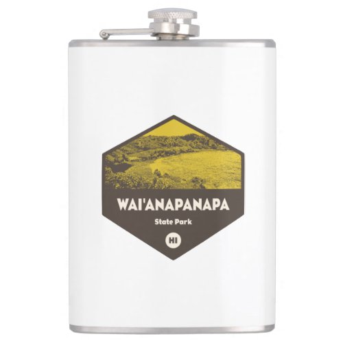 Waianapanapa State Park Hawaii Flask