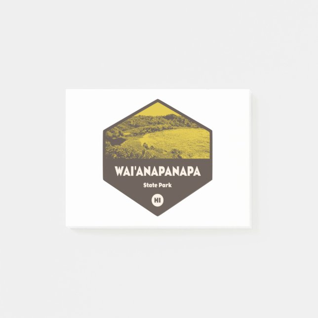 Wai'anapanapa State Park Hawaii Post-it Notes (Front)
