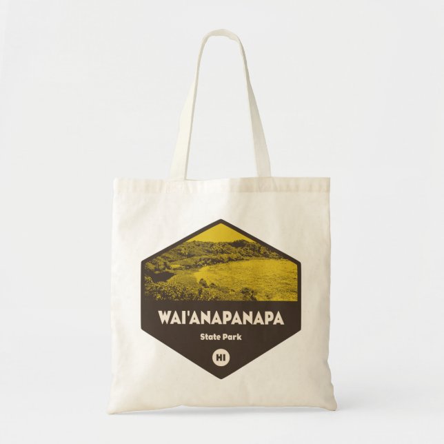 Wai'anapanapa State Park Hawaii Tote Bag (Front)