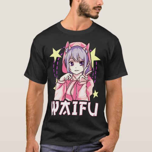 Waifu  Girl Japanese CuteKawaii Senpai T_Shirt