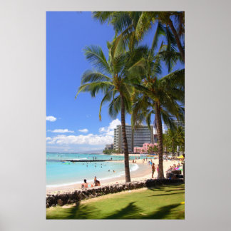 Waikiki Beach 2 Poster