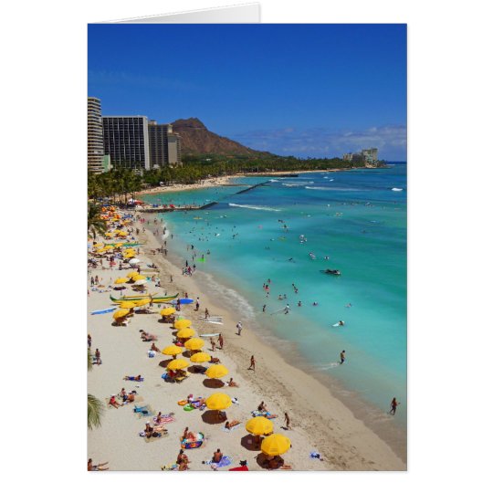 Waikiki Beach Card
