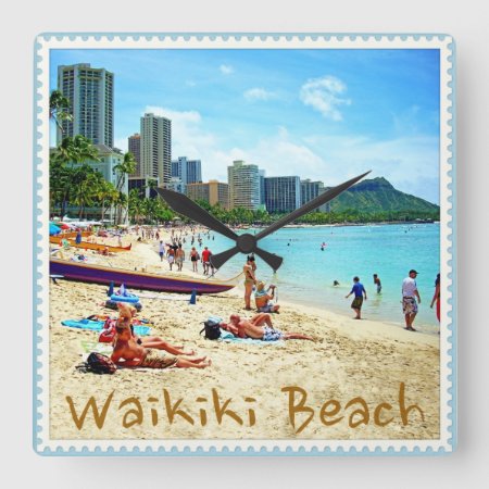 Waikiki Beach Clock