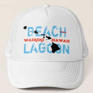 WAIKIKI BEACH LAGOON TOURS TRUCKER HAT