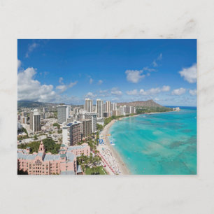 Waikiki Beach Postcard