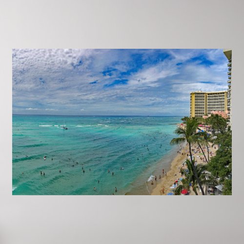 Waikiki Beach Poster