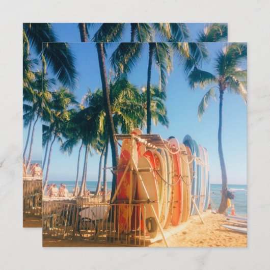 Waikiki Beach Surfboards  (Front/Back)