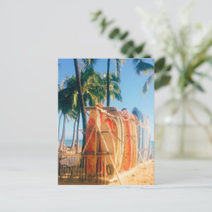 Waikiki Beach Surfboards Postcard